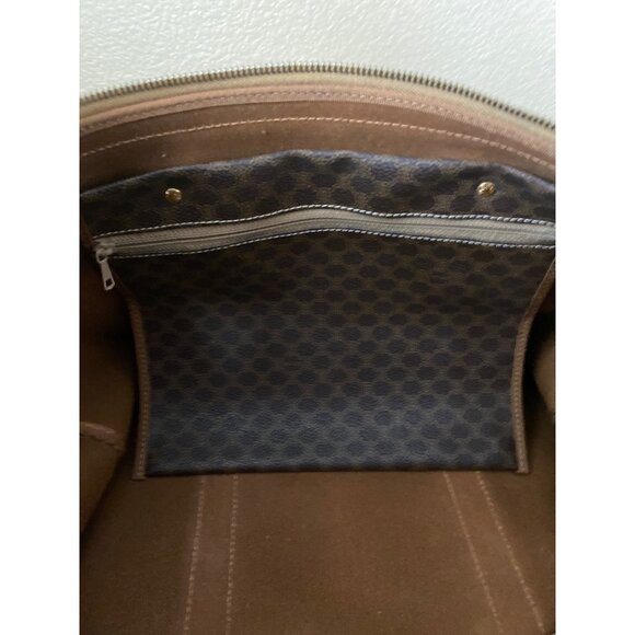 Vintage Céline Macadam Duffle Bag Large Travel Boston Weekender w/Lock & Key - Picture 16 of 16